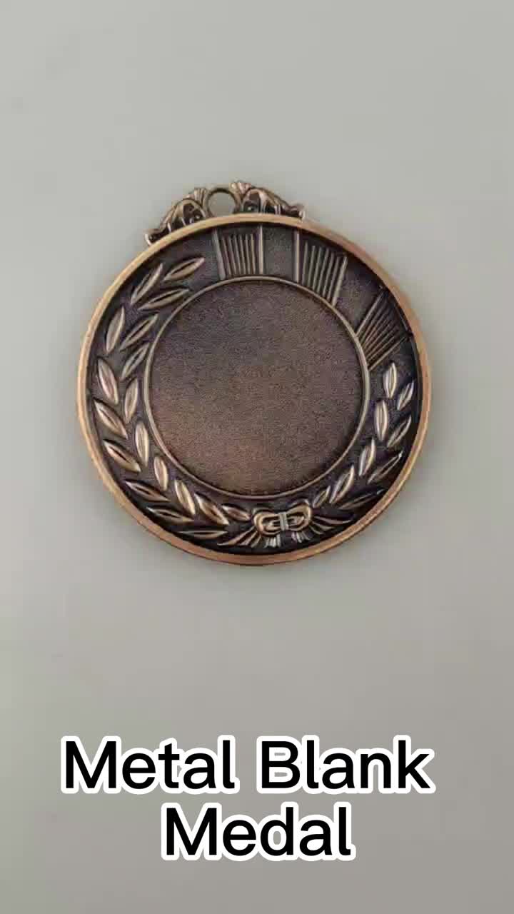 Custom Engraving Metal Blank Medal