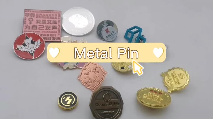 Pino de metal personalizado