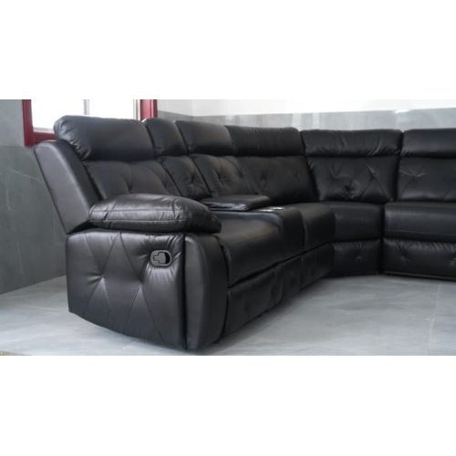 8888 recliner sofa black