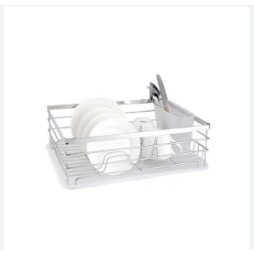 Efficient Kitchen Organization with Stainless Steel Dish Drainers: 1 Tier and 2 Tier Options