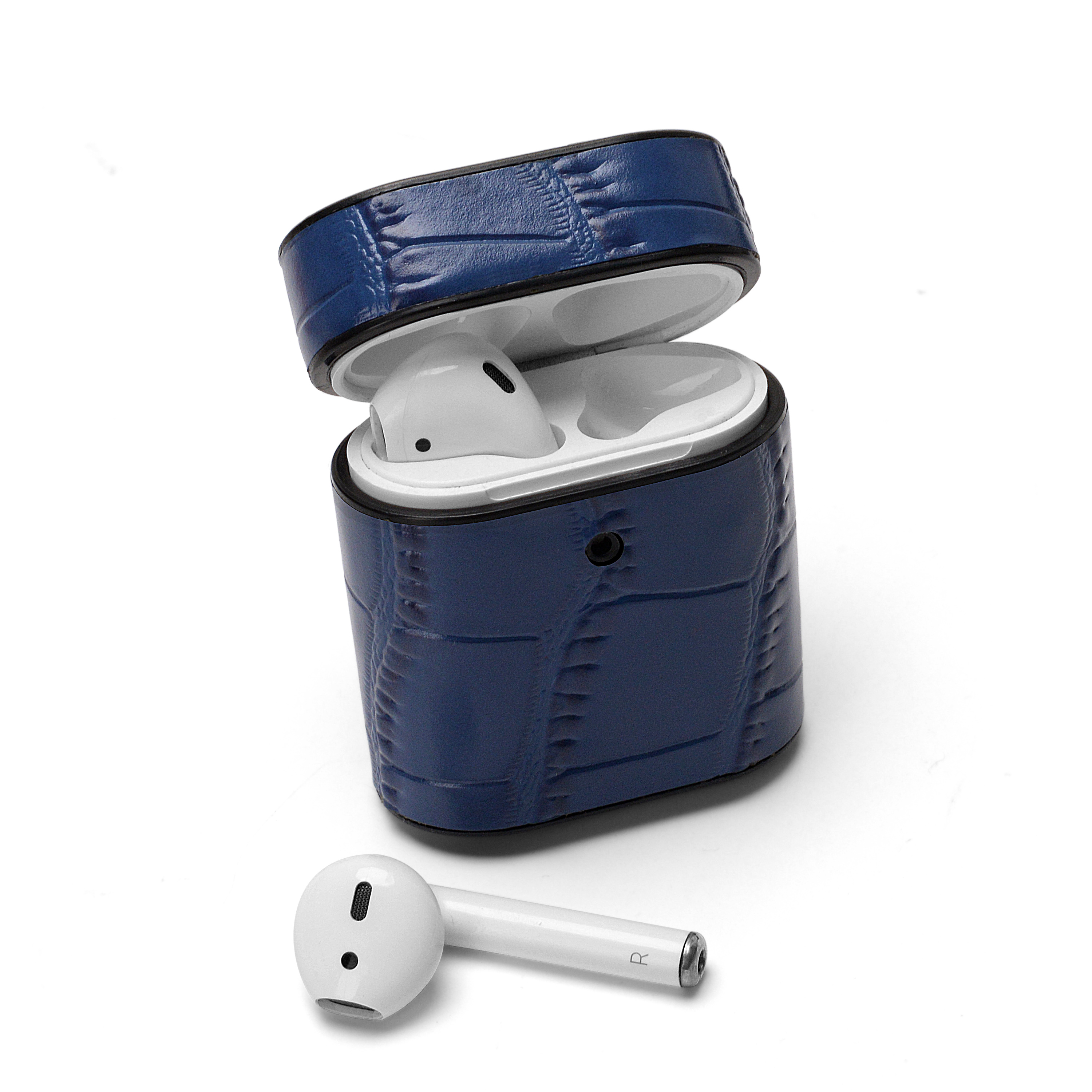 Caso AirPods di coccodrillo