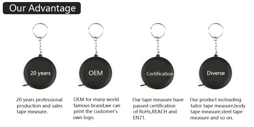 Logo personnalisé imprimé forme de pneu ruban à mesurer publicitaire porte-clés en plastique avec mini ruban à mesurer en acier pour cadeau promotionnel