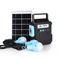 Rechargeable solar light campinig mini solar panel energy system solar lighting kits with wireless speaker1