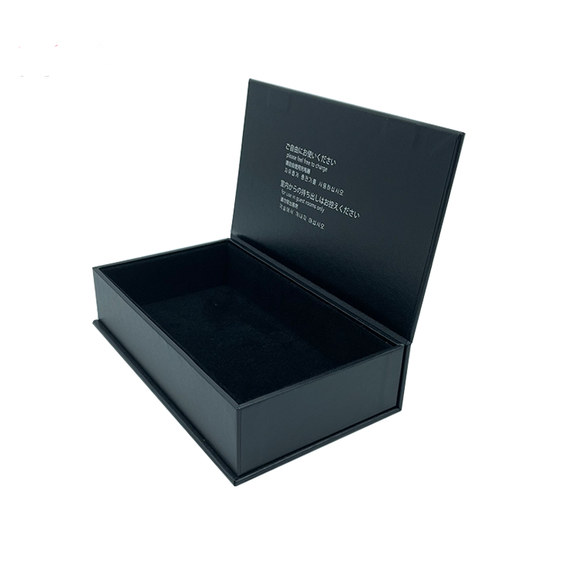 Leatherette Paper Magnet Box Flocking