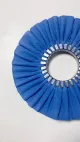 Roda pemolesan biru yang disesuaikan