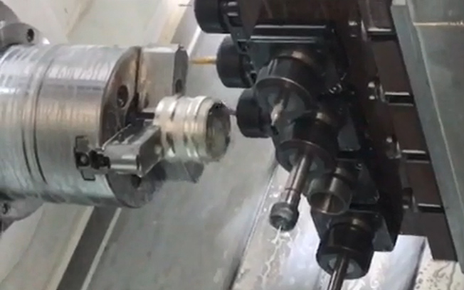 Custom Aluminum Turning with Righ-angle