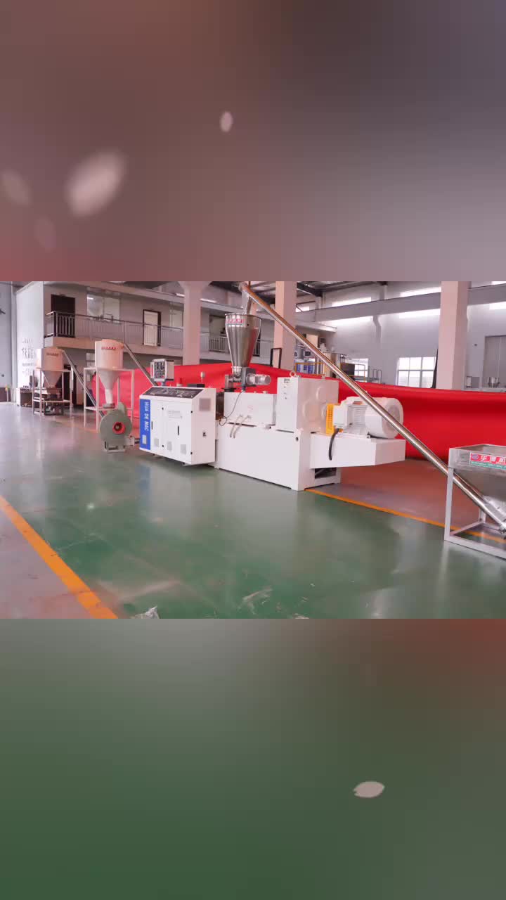 PVC hot cut compound extrusion line 