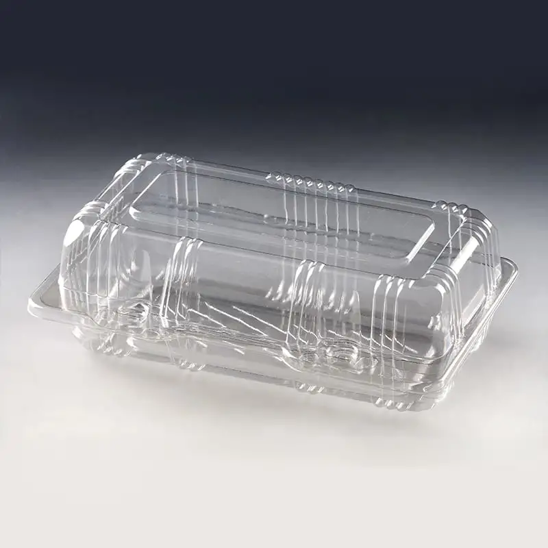 Grado alimentario 0.6 mm de plástico transparente rígido Pet