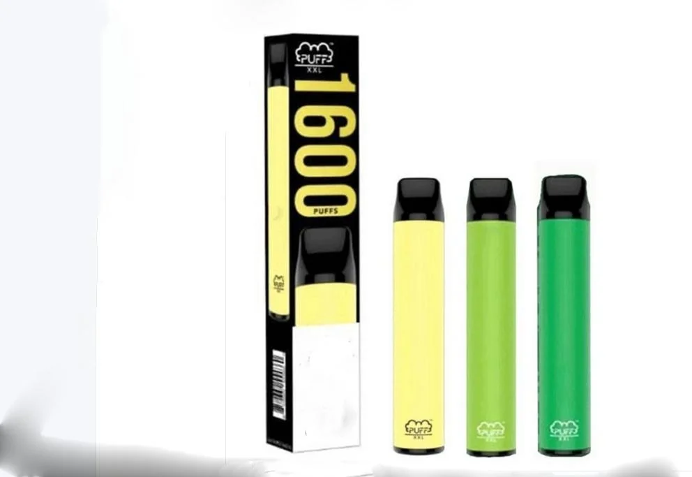 1600 نفخة المتاح عدة Vapes قضبان النفخ XXL Vape Pen Puffbar XXL المبخر عربات السجائر الإلكترونية المتاح VAPE