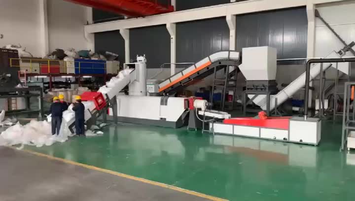 PE Film Compactor and Pelletizing Line