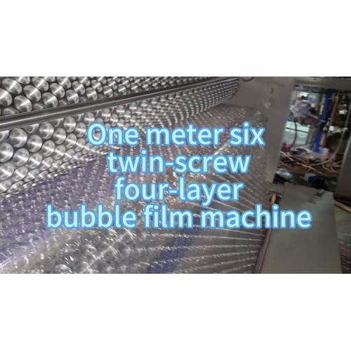 Mașină de film cu bule cu două role tip 1600 cu dublu șurub