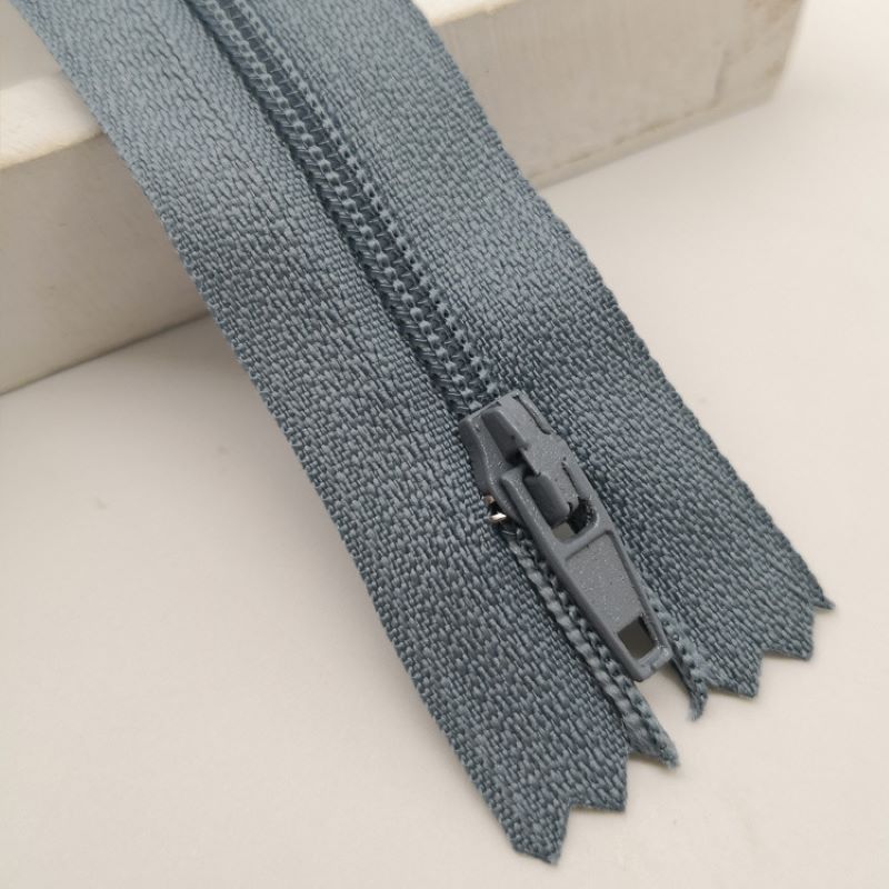 Various colour garment zippers