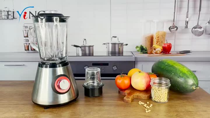 Blender makanan gelas kaca baru dengan fungsi turbo