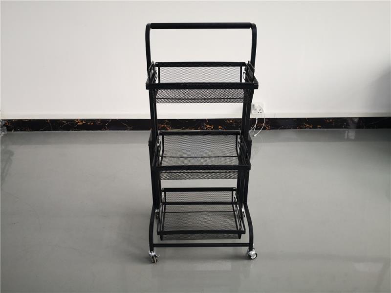 Carrito de almacenamiento plegable de 440*300*940 mm