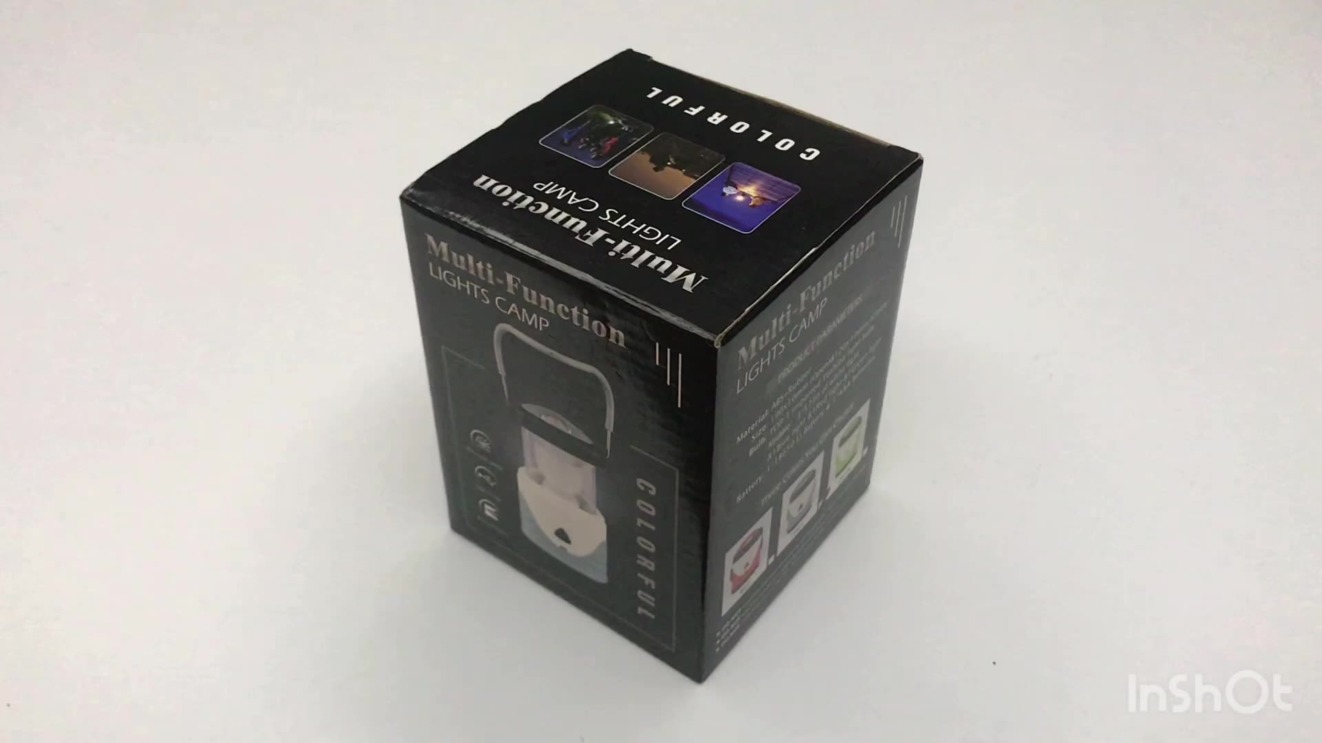 1 USB 충전식 RGB LED 휴대용 랜턴 및 핸드 헬드 밝은 LED 손전등 Searchlight1의 새로운 다기능 2