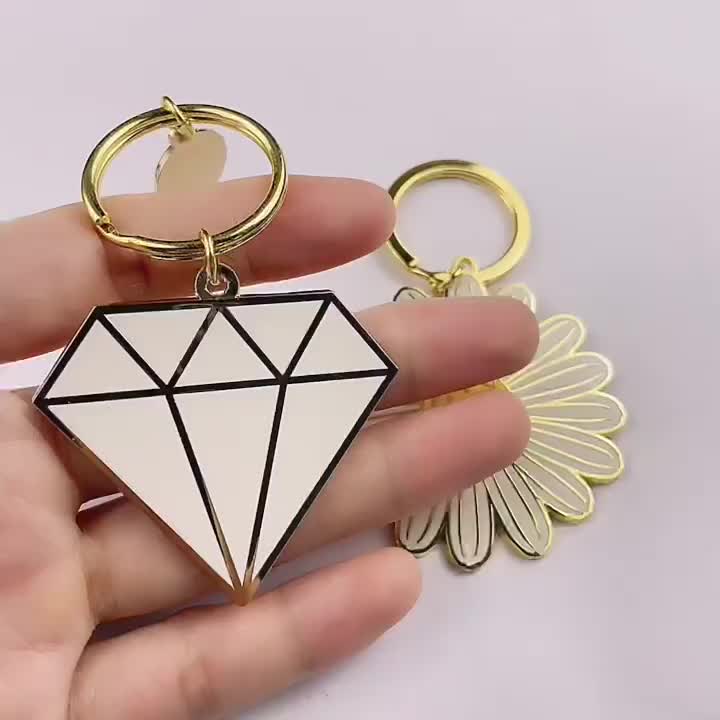 Enamel keychain