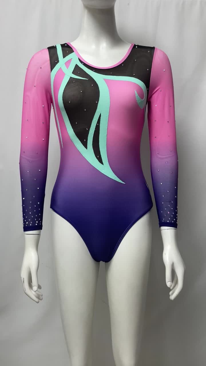 Leotard màu hồng