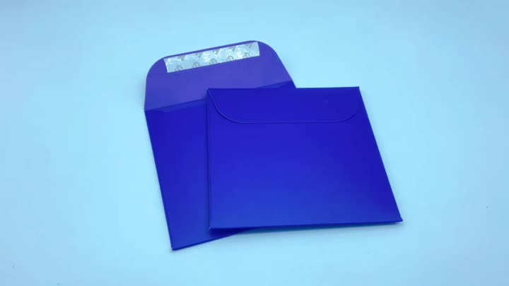 Envelope grosso azul marinho personalizado