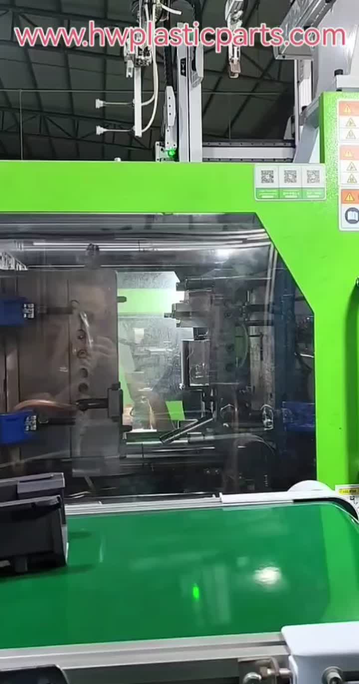 injection molding parts black base