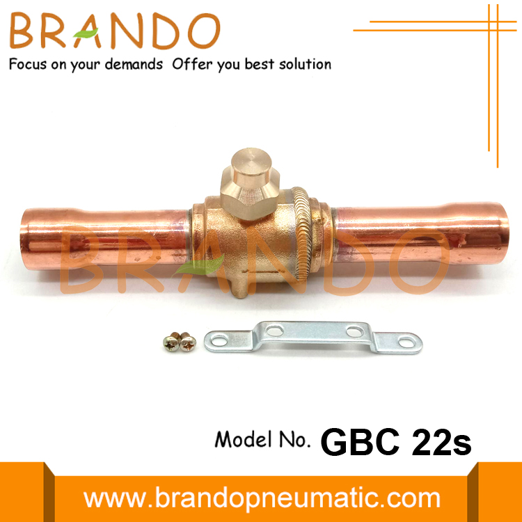 GBC 22S 7/8 &#39;&#39; Valve à billes de réfrigération