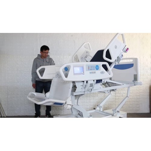 High Quality Best Price 5 Function Electric Medical Nursing Bed ICU Electrical Hospital Bed with CPR Function1