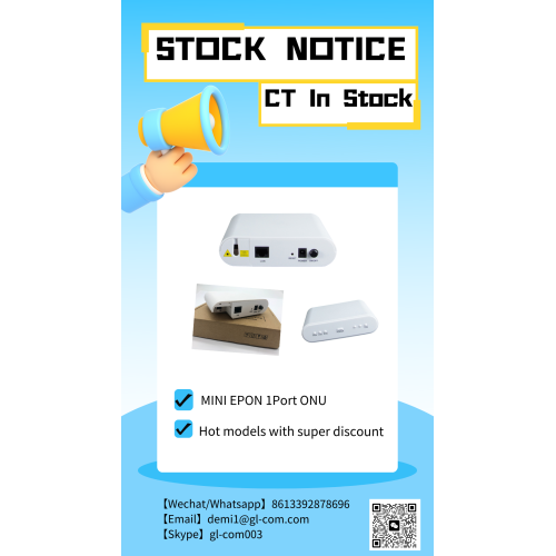 CT ONU est actuellement en stock