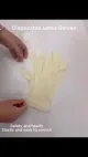 Wolne od proszku rękawiczki lateksowe