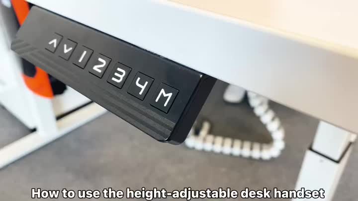 How to use the Height-adjustable Desk Handset