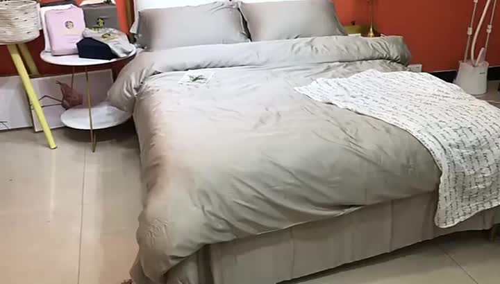 conjuntos de cama de fibra de bambu