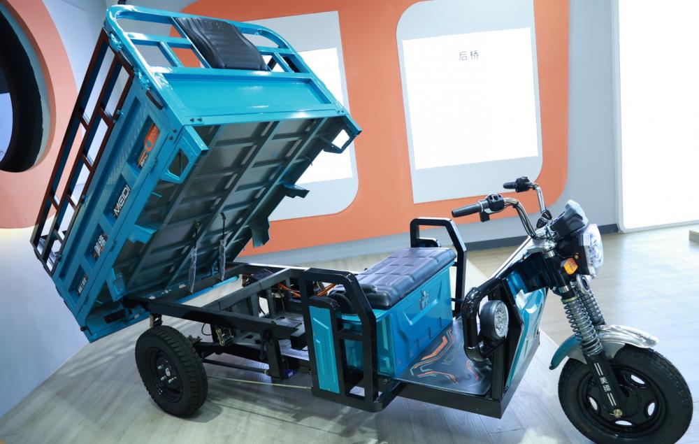 Large Cargo Using Electric Cargo Tricycle