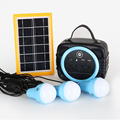 Solar Light Kit Wireless Speaker Radio Fm Portable Home Solar Power Panel Generator Kit With Fm Radio 3 Led Light Bulbs1