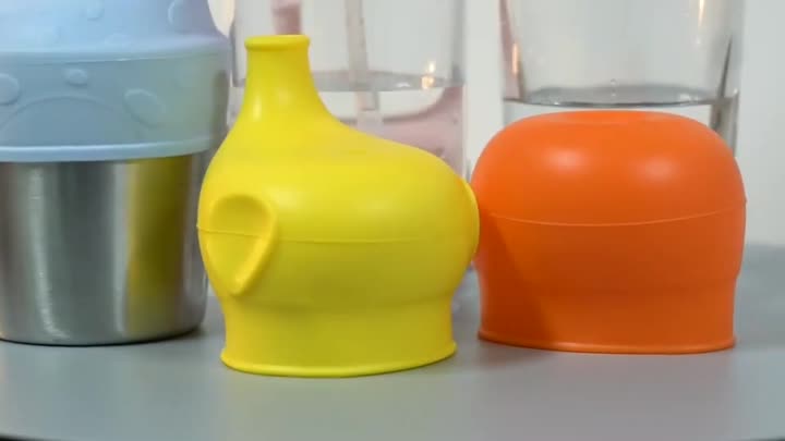 A Kids Silicone Stretch Cup Caps, Custom Universal Baby Sippy Cup Lid Σιλικόνη, καπάκια σιλικόνης για φλιτζάνια - Αγοράστε καπάκι από καουτσούκ σιλικόνης με καλαμάκι, σαφή προσαρμοσμένα επαναχρησιμοποιήσιμα εύκαμπτα σετ καπάκι σιλικόνης, βρεφικό κύπελλο μ