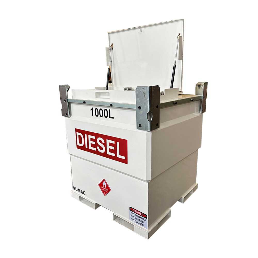 Diesel fuel cube tank