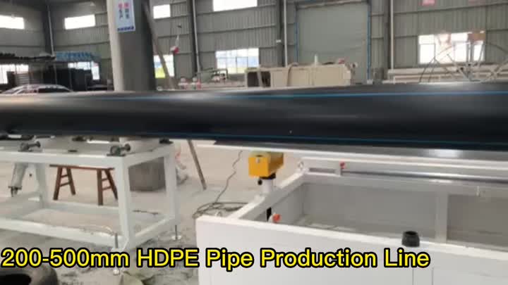 500mm HDPE 파이프 제작 기계 라인