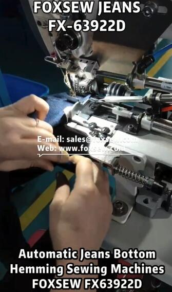 Automatic Jeans Bottom Hemming Sewing Machine