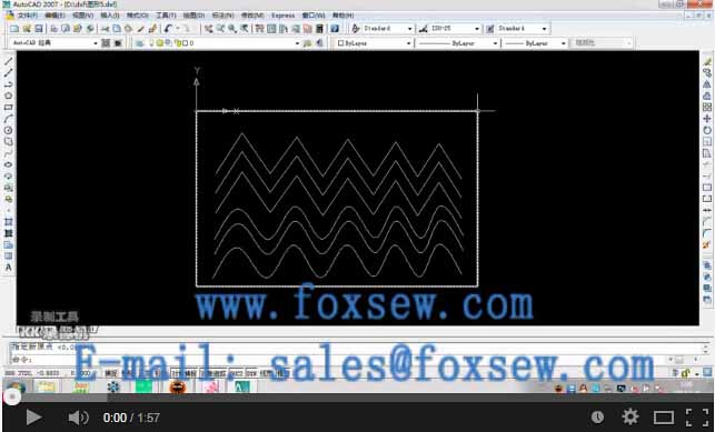 How to Save Patterns made by CAD Drawing as DXF Format FOXSEW