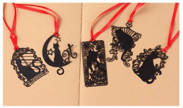 cat shape bookmark