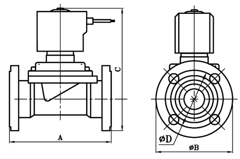 1 '' 1 1/4 '' 1 1/2 '' 2 '' Фланцевый паропоршневой электромагнитный клапан из нержавеющей стали 0