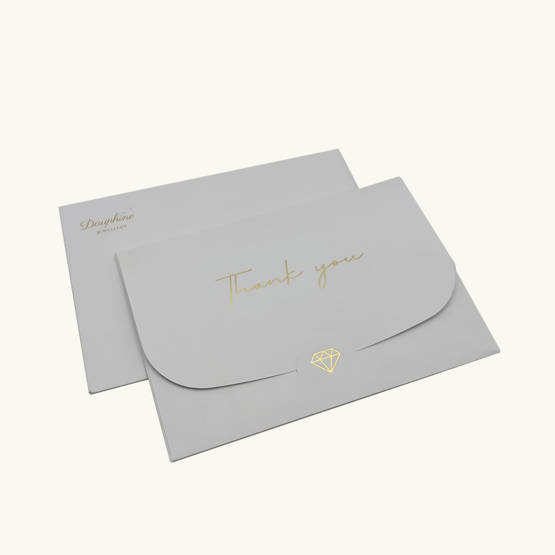 White Fancy Thank You Card titular