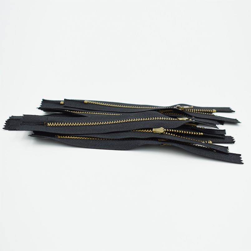 10Inch brass zippers for sale