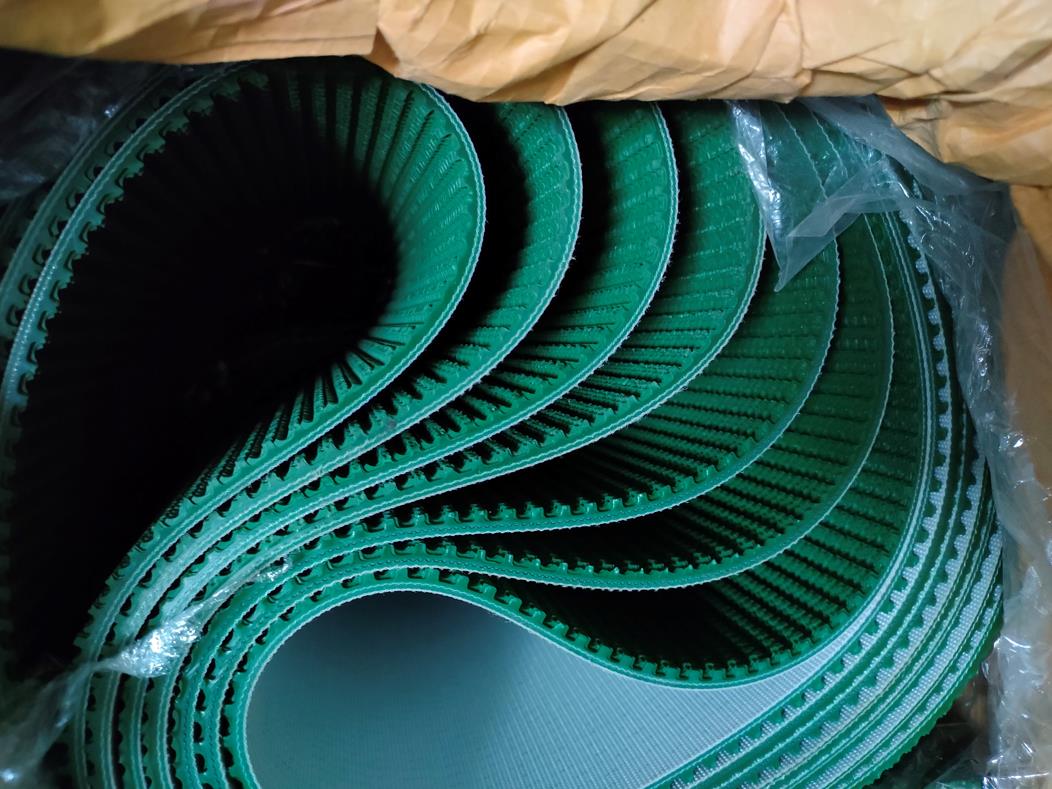 China Black Green Pvc Corrugated Cardboard Conveyor Belt