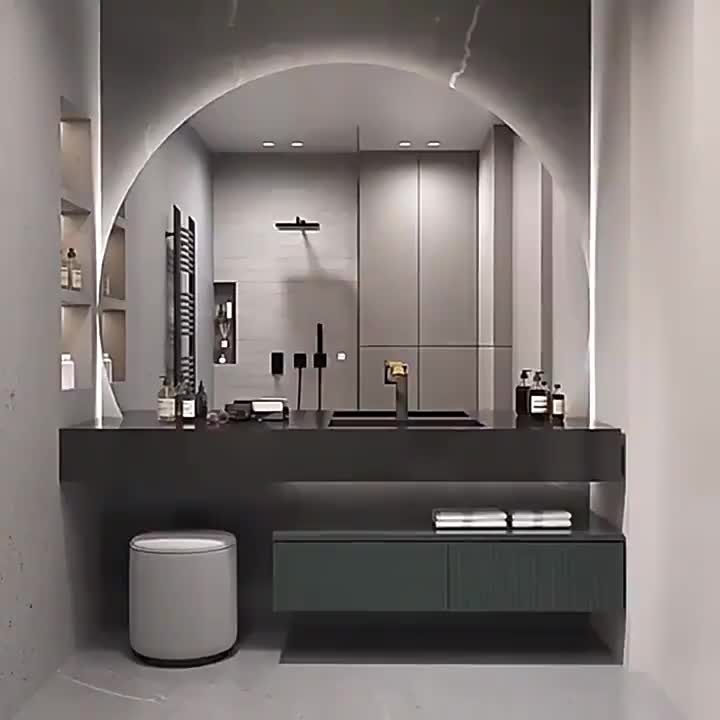 American Complete Toilet Vanity Furniture Set Mode