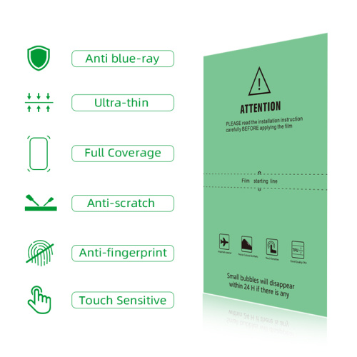 What is the function of the Anti-green Light Screen Protector?