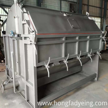 Bleaching and dyeing machine for hemp garments