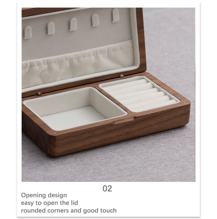 Wooden Jewelry Box Brown