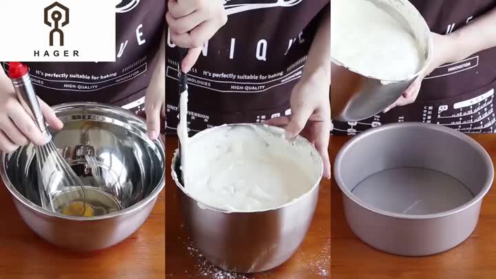 Live bottom cake pan