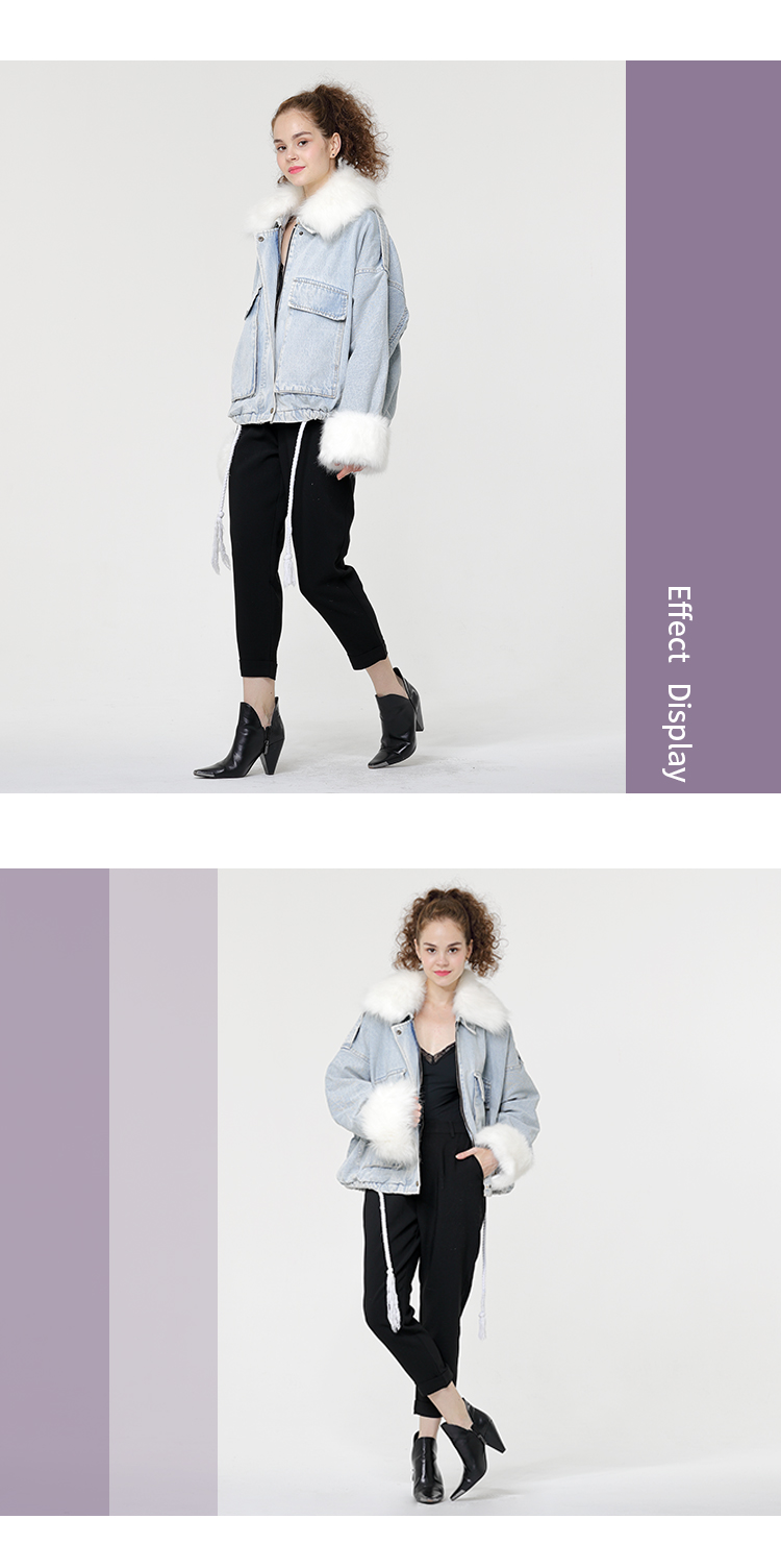chaqueta vaquera de talla grande plus-size Jeans Jacket