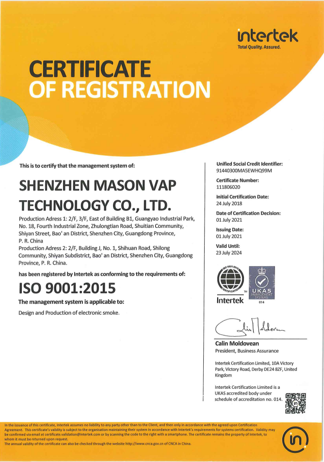 ISO 9001:2015