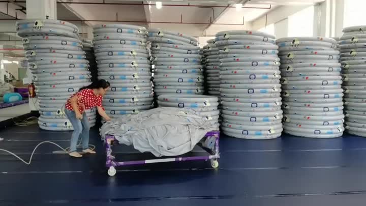 पीवीसी बड़े inflatable किड्डी पूल आउटडोर पूल_ वीडियो