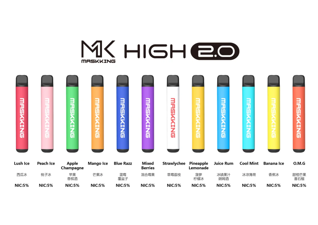 400 Puffs Disposable Pod Multi Flavors Option OEM Electronic Cigarette